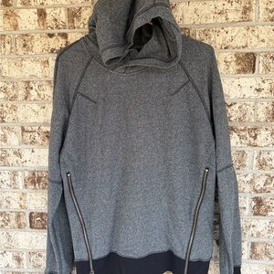 lululemon athletica Heather Gray Zip-Up Jacket